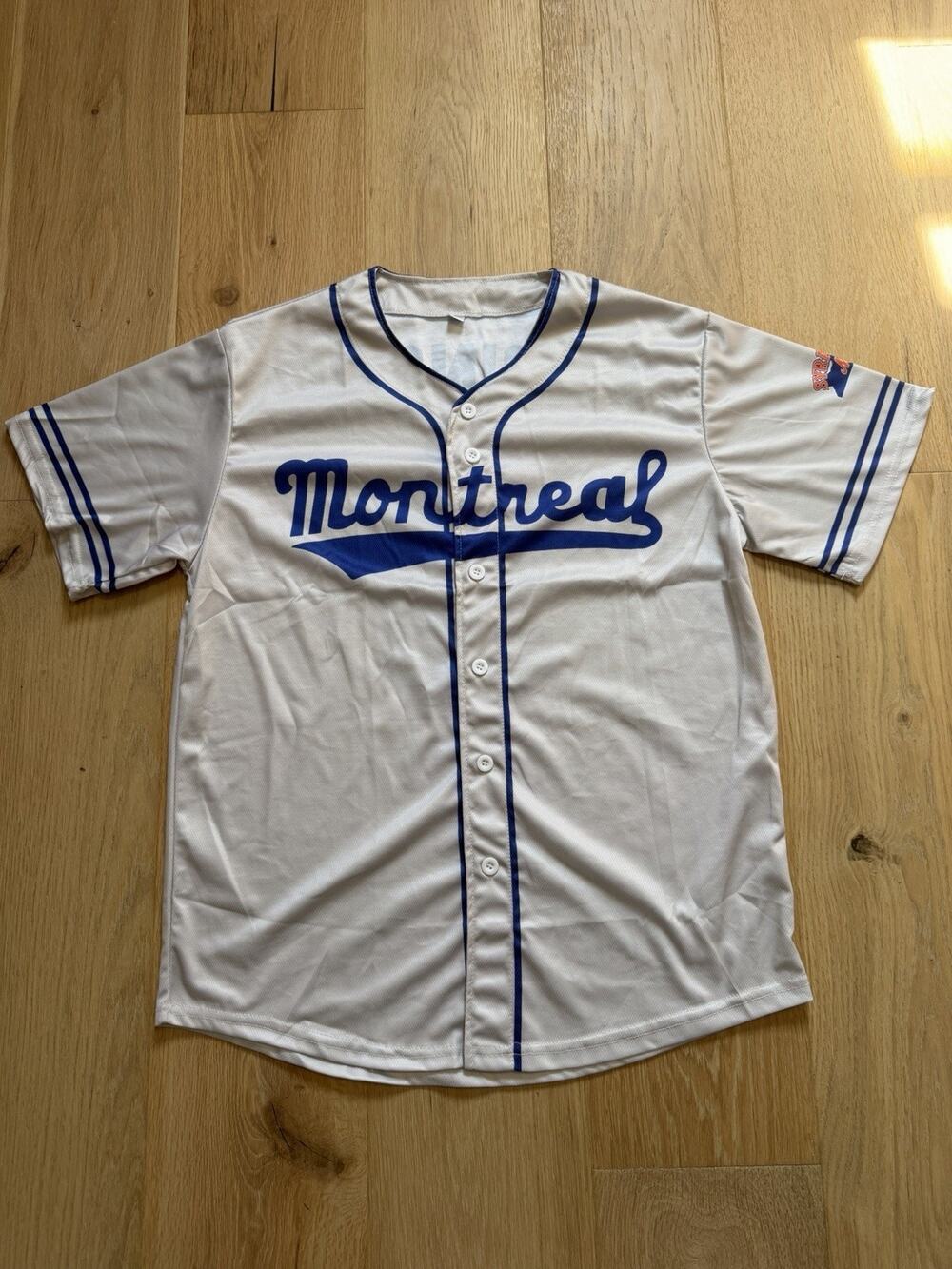 Jackie Robinson Montreal Royals Replica Jersey Syracuse Mets Retro SGA Size L